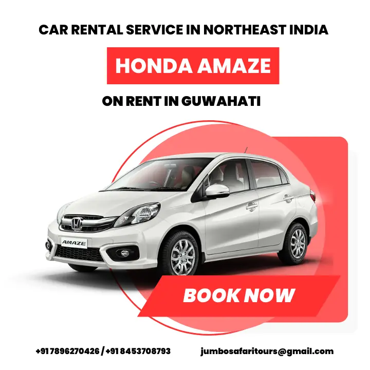 Honda Amaze rental service in Guwahati