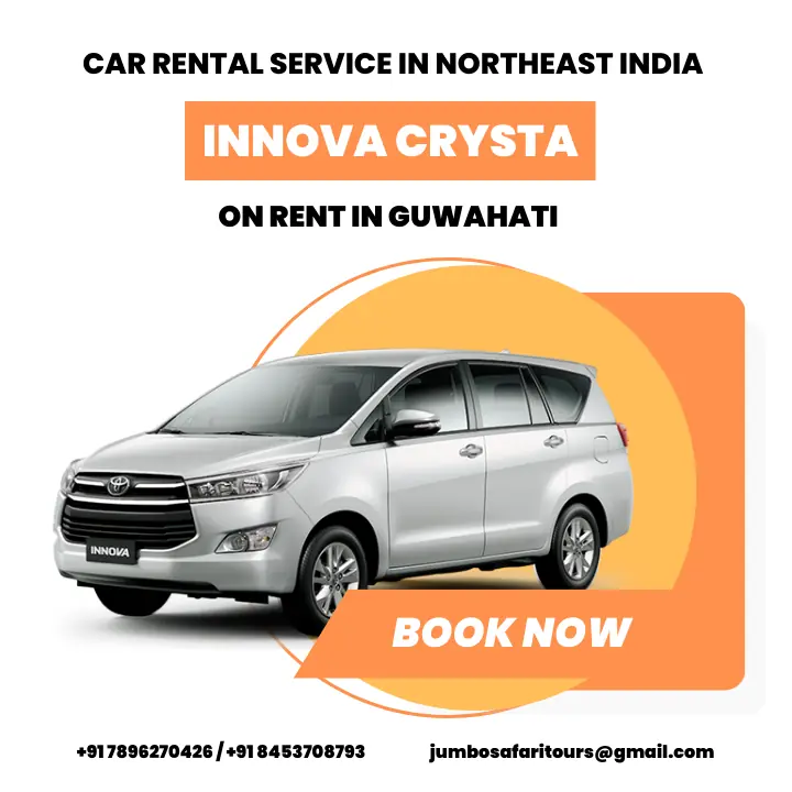 Innova Crysta rental service in Guwahati